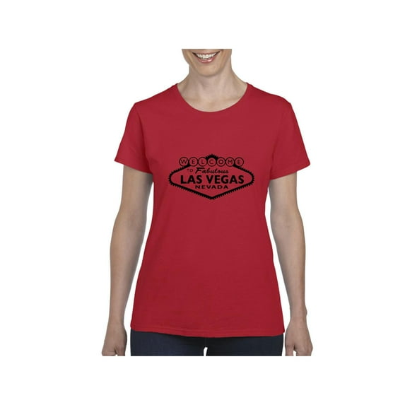 Women's T-Shirt Short Sleeve - Welcome to Las Vegas Nevada