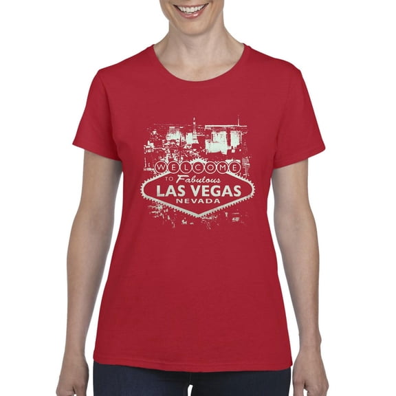 Women's T-Shirt Short Sleeve - Welcome to Las Vegas Nevada