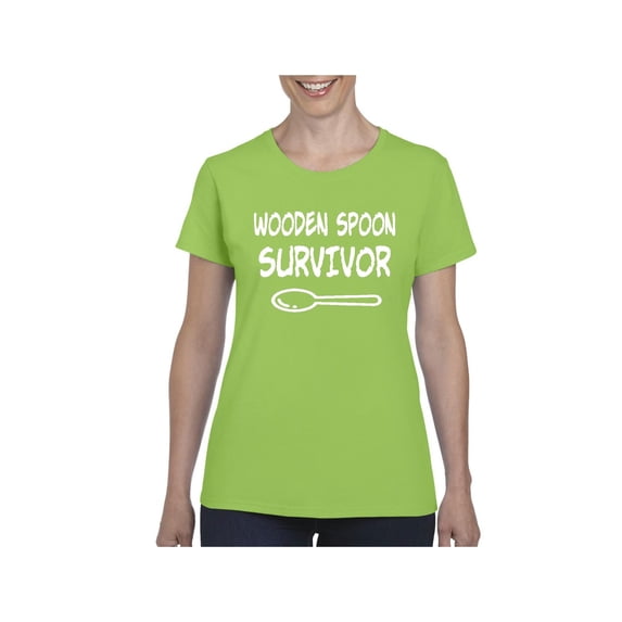 Women's T-Shirt Short Sleeve - Wooden Spoon Survivor