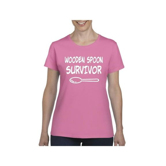 Women's T-Shirt Short Sleeve - Wooden Spoon Survivor