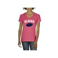 thumbnail image 1 of Women's T-Shirt V-Neck Short Sleeve - Alaska Flag, 1 of 5