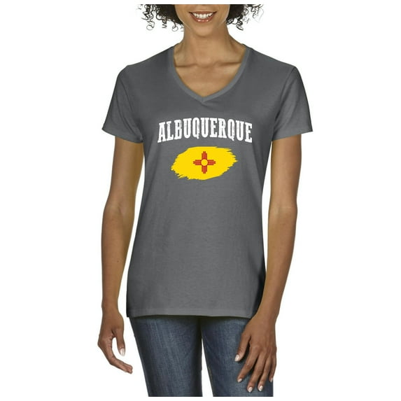 Women's T-Shirt V-Neck Short Sleeve - Albuquerque