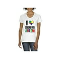 thumbnail image 1 of Women's T-Shirt V-Neck Short Sleeve - Autism Awareness, 1 of 5