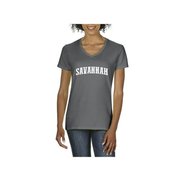 Women's T-Shirt V-Neck Short Sleeve - Binghamton