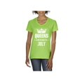 thumbnail image 1 of Women's T-Shirt V-Neck Short Sleeve - Birthday Gift Queens Are Born in July, 1 of 5