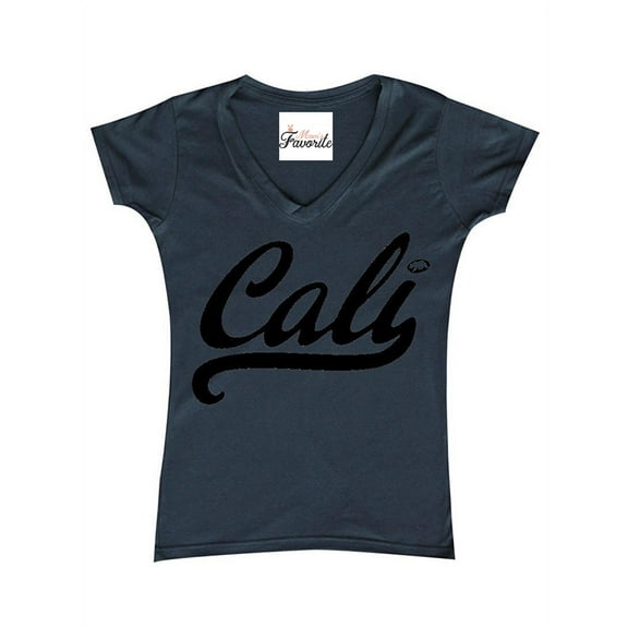 Women's T-Shirt V-Neck Short Sleeve - California Cali