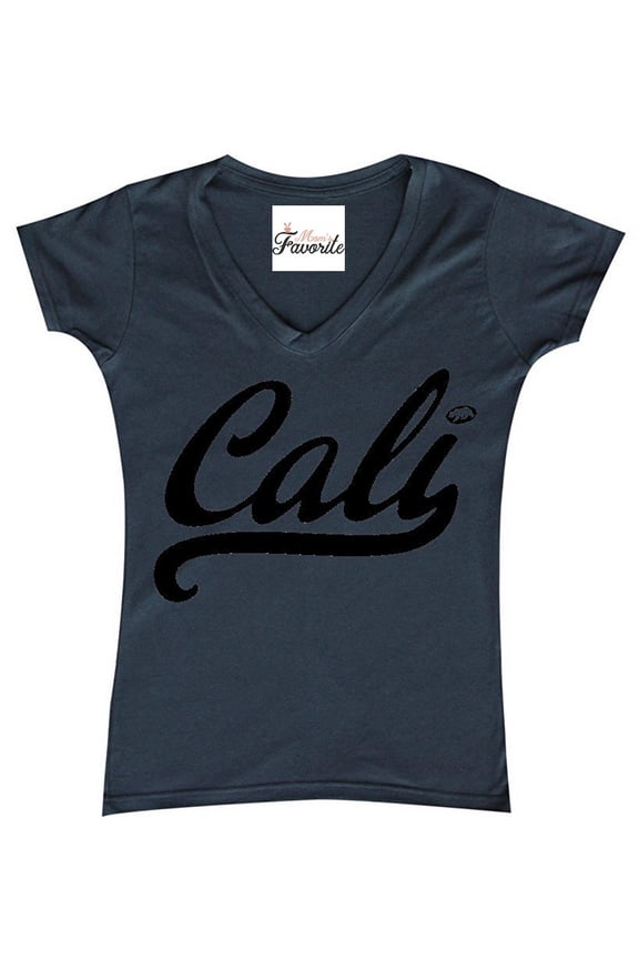Women's T-Shirt V-Neck Short Sleeve - California Cali