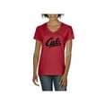 thumbnail image 1 of Women's T-Shirt V-Neck Short Sleeve - California Cali, 1 of 5