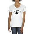 thumbnail image 1 of Women's T-Shirt V-Neck Short Sleeve - Camp Half Blood Demigods, 1 of 5