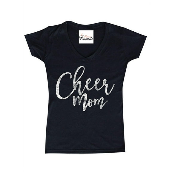 Women's T-Shirt V-Neck Short Sleeve - Cheer Mom