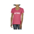 thumbnail image 1 of Women's T-Shirt V-Neck Short Sleeve - Detroit, 1 of 5