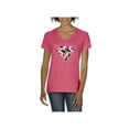 thumbnail image 1 of Women's T-Shirt V-Neck Short Sleeve - Diamond, 1 of 5