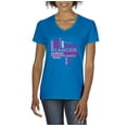 thumbnail image 1 of Women's T-Shirt V-Neck Short Sleeve - Fight Breast Cancer, 1 of 5