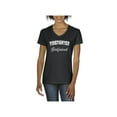 thumbnail image 1 of Women's T-Shirt V-Neck Short Sleeve - Firefighter Girlfriend, 1 of 5