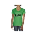 thumbnail image 1 of Women's T-Shirt V-Neck Short Sleeve - Grandpa & Grandson, 1 of 5