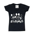 thumbnail image 1 of Women's T-Shirt V-Neck Short Sleeve - Happy Birthday, 1 of 5