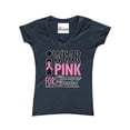 thumbnail image 1 of Women's T-Shirt V-Neck Short Sleeve - I Wear Pink for Someone Special, 1 of 5