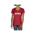 thumbnail image 1 of Women's T-Shirt V-Neck Short Sleeve - Iowa, 1 of 5