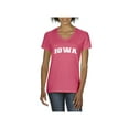 thumbnail image 1 of Women's T-Shirt V-Neck Short Sleeve - Iowa, 1 of 5