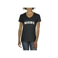 thumbnail image 1 of Women's T-Shirt V-Neck Short Sleeve - Maine, 1 of 5