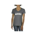 thumbnail image 1 of Women's T-Shirt V-Neck Short Sleeve - Maine, 1 of 5