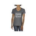 thumbnail image 1 of Women's T-Shirt V-Neck Short Sleeve - Mama Bear, 1 of 5