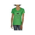 thumbnail image 1 of Women's T-Shirt V-Neck Short Sleeve - Mother Of Cats, 1 of 5