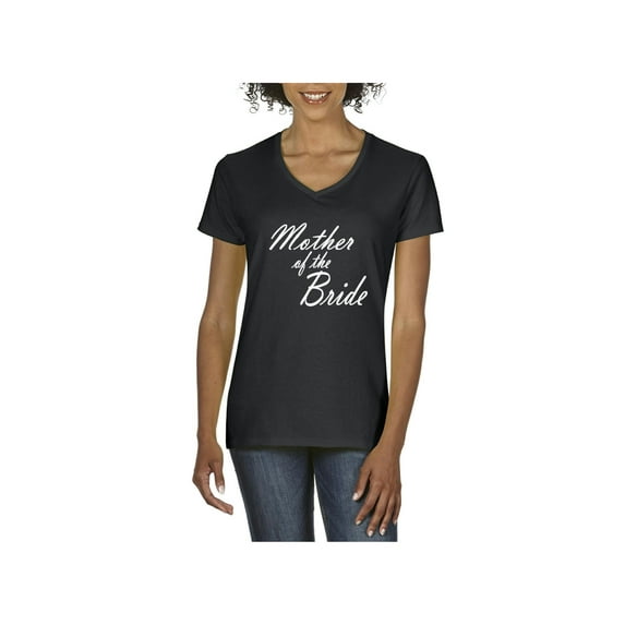 Women's T-Shirt V-Neck Short Sleeve - Mother of the Bride