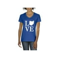 thumbnail image 1 of Women's T-Shirt V-Neck Short Sleeve - Ohio, 1 of 5