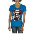 thumbnail image 1 of Women's T-Shirt V-Neck Short Sleeve - Pirate Costume, 1 of 5