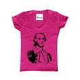thumbnail image 1 of Women's T-Shirt V-Neck Short Sleeve - President George Washington, 1 of 5