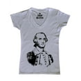 thumbnail image 1 of Women's T-Shirt V-Neck Short Sleeve - President George Washington, 1 of 5