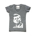 thumbnail image 1 of Women's T-Shirt V-Neck Short Sleeve - President John F. Kennedy, 1 of 5
