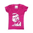 thumbnail image 1 of Women's T-Shirt V-Neck Short Sleeve - President John F. Kennedy, 1 of 5