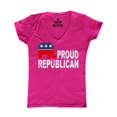 thumbnail image 1 of Women's T-Shirt V-Neck Short Sleeve - Proud Republican, 1 of 5