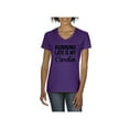 thumbnail image 1 of Women's T-Shirt V-Neck Short Sleeve - Running Late is My Cardio, 1 of 5