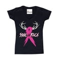 thumbnail image 1 of Women's T-Shirt V-Neck Short Sleeve - Save A Rack, 1 of 5