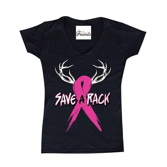 Women's T-Shirt V-Neck Short Sleeve - Save A Rack