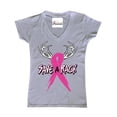 thumbnail image 1 of Women's T-Shirt V-Neck Short Sleeve - Save A Rack, 1 of 5