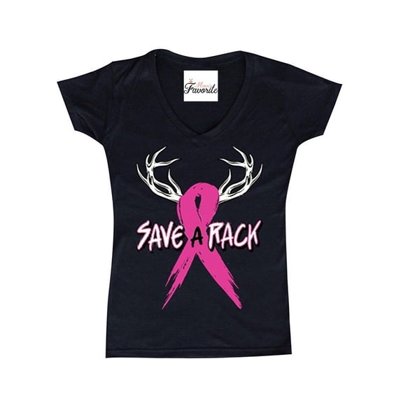 Women's T-Shirt V-Neck Short Sleeve - Save A Rack