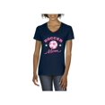 thumbnail image 1 of Women's T-Shirt V-Neck Short Sleeve - Soccer Mom, 1 of 5