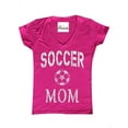 thumbnail image 1 of IWPF - Women's T-Shirt V-Neck Short Sleeve - Soccer Mom, 1 of 5