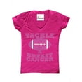 thumbnail image 1 of Women's T-Shirt V-Neck Short Sleeve - Tackle Breast Cancer, 1 of 5
