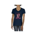 thumbnail image 1 of Women's T-Shirt V-Neck Short Sleeve - Tackle Breast Cancer, 1 of 5