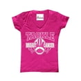 thumbnail image 1 of Women's T-Shirt V-Neck Short Sleeve - Tackle Breast Cancer, 1 of 5