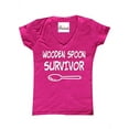thumbnail image 1 of Women's T-Shirt V-Neck Short Sleeve - Wooden Spoon Survivor, 1 of 5