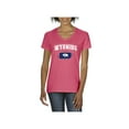 thumbnail image 1 of Women's T-Shirt V-Neck Short Sleeve - Wyoming Flag, 1 of 5