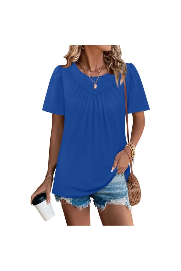 Women's T-Shirt Woman New Summer Women Clothes Temperament Slim Y2k Clothes Sweet Spice Personality Style Woman Clothing Poleras Mujer Dark Blue 2XL