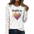 thumbnail image 1 of Women's T-Shirts Basic Tops Soft Breathable Casual Classic Versatile Layering Slim Fit Layer Clothes White M, 1 of 5