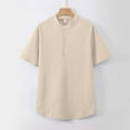 thumbnail image 1 of Women's T Shirts For Everyday Casual And Wear Classic Round Neck Button Shirt Basic Top For All Seasons Raglan Short Sleeve Shirt Women Exercise Tops Womens Top Women Compression Shirts Women Short, 1 of 6